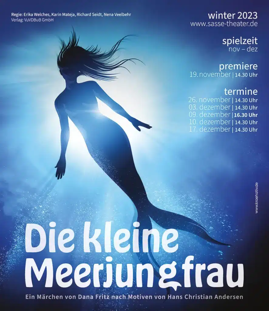 Sasse Plakat: Die kleine Meerjungfrau 2023