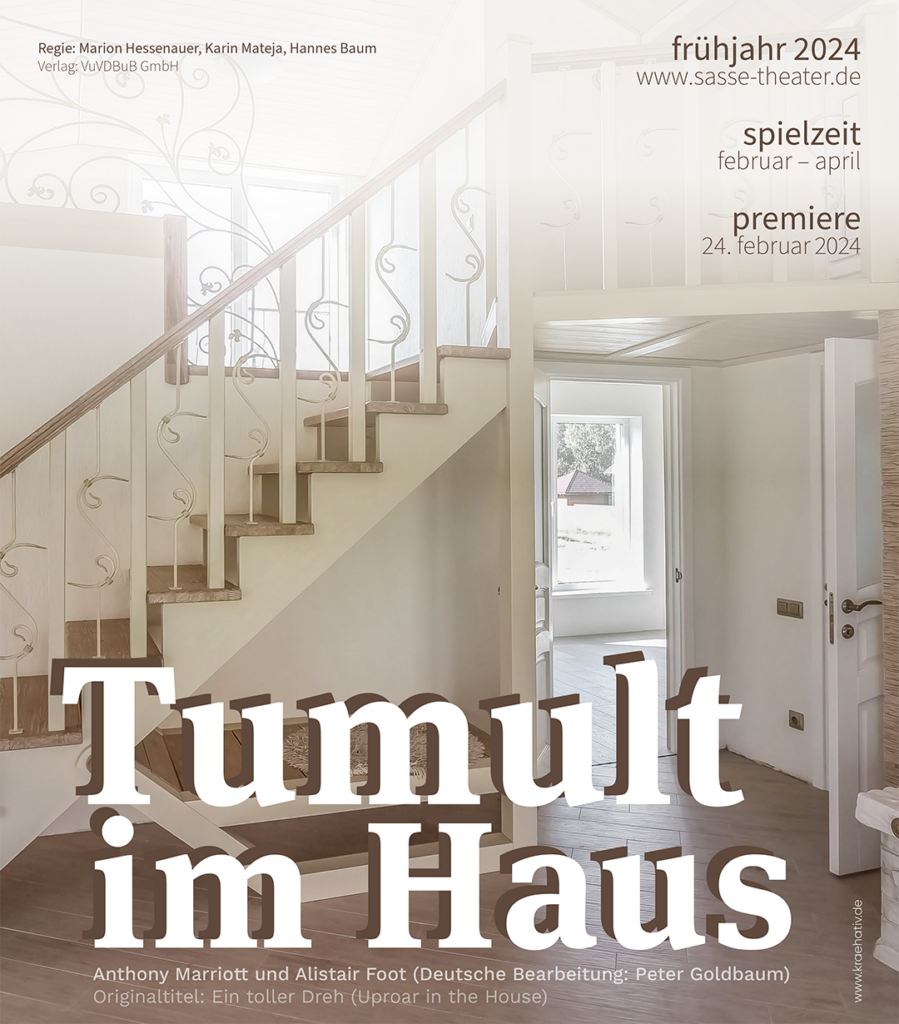 Sasse Plakat: Tumult im Haus 2024