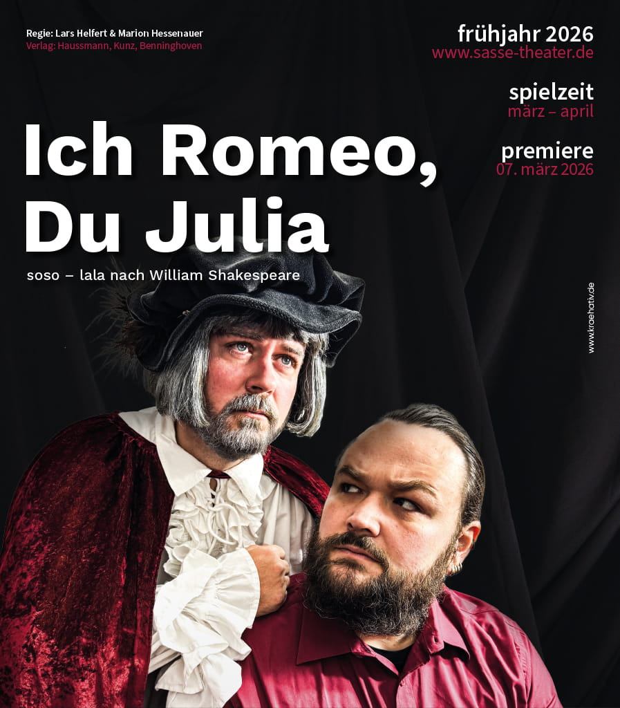 Sasse-Theater Heidenheim – Ich Romeo, Du Julia – Frühjahr 2026