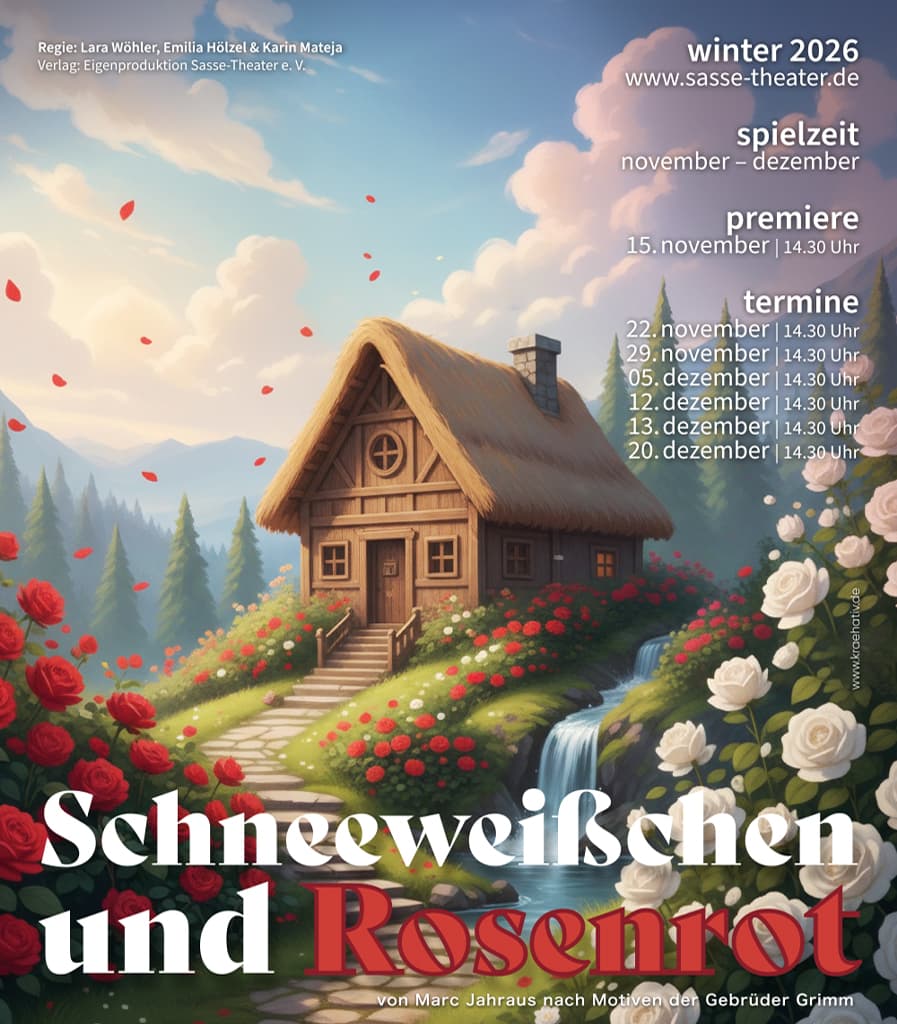 Sasse-Theater Heidenheim – Schneeweißchen und Rosenrot – Winter 2026